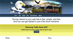 Desktop Screenshot of etrafficfreedom.com